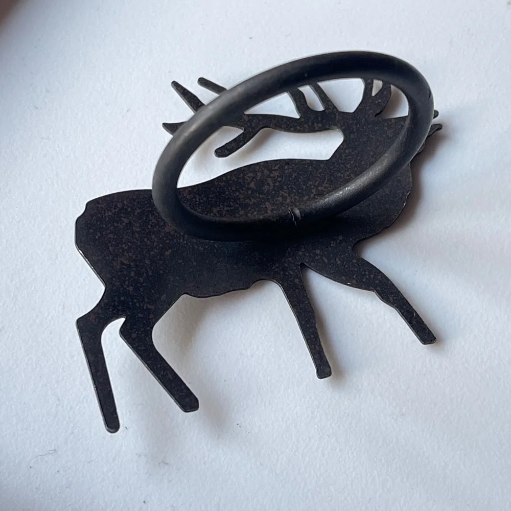 Williams Sonoma Moose Napkin Rings
